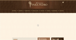 Desktop Screenshot of churrascariaparapedro.com.br